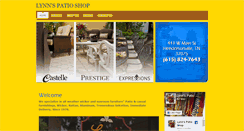 Desktop Screenshot of lynnspatioshop.com